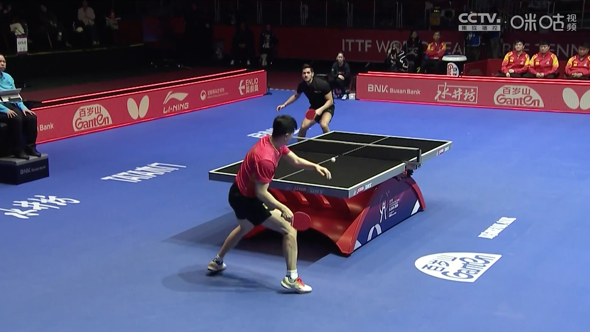 包含韩国乒乓球队险胜比利时乒乓球队，马龙送出助攻的词条